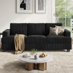 89+Inch+Sofa+Couch,+Fabric+3+Seater+Sofa+for+Living+Room+Apartment+Office-847705095